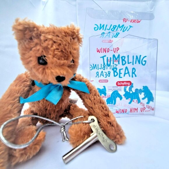 NEW - Schylling Wind-up TUMBLING BEAR with Metal Key NIB 2004 - Picture 1 of 10